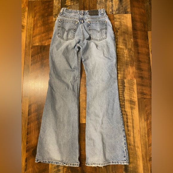 Levi’s Silvertab size 9 jr M VTG Flares a Lot USA - Picture 2 of 12